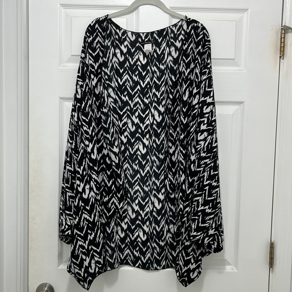 Rag Therapy Abstract Print Kimono